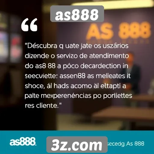 feedback dos usuários sobre o serviço de atendimento do as888